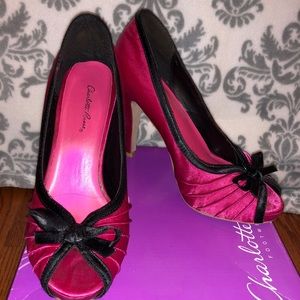 Hot pink heels